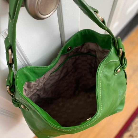 Michael Kors Leather Millbrook Handbag - Picture 8 of 11